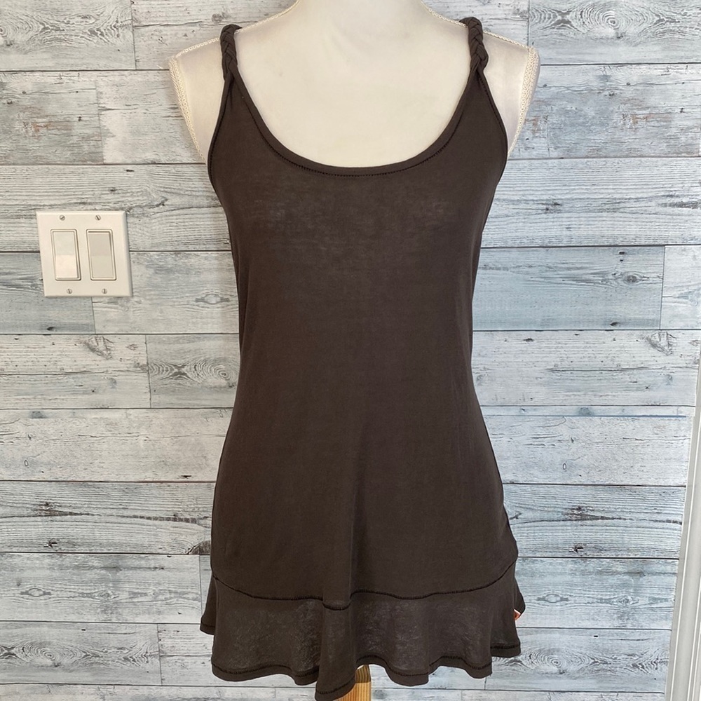 HUGO BOSS BRAIDED SPAGHETTI STRAP TOP
